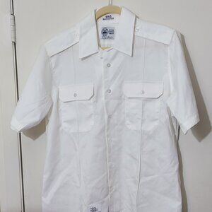 Defense Logistics Agency Garrison Collection Military Shirt White #521 16 1/2 C